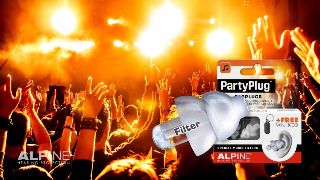 Alpine PartyPlug with picture hands new
