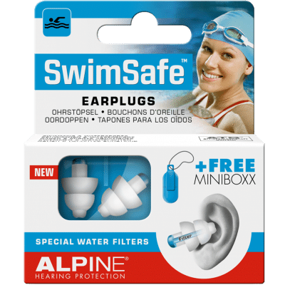 Dopuri de urechi pentru inot si apa SwimSafe cu filtru