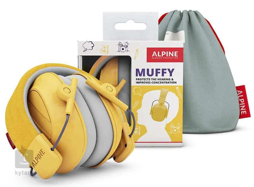 Casti antifonice pentru copii Muffy Yellow